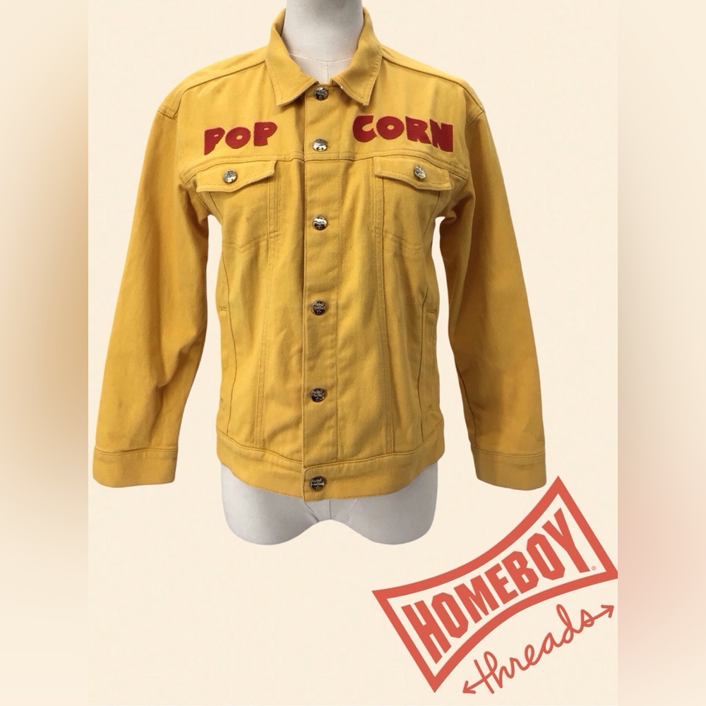 Mini Rodini Mustard Jacket with Black Patch